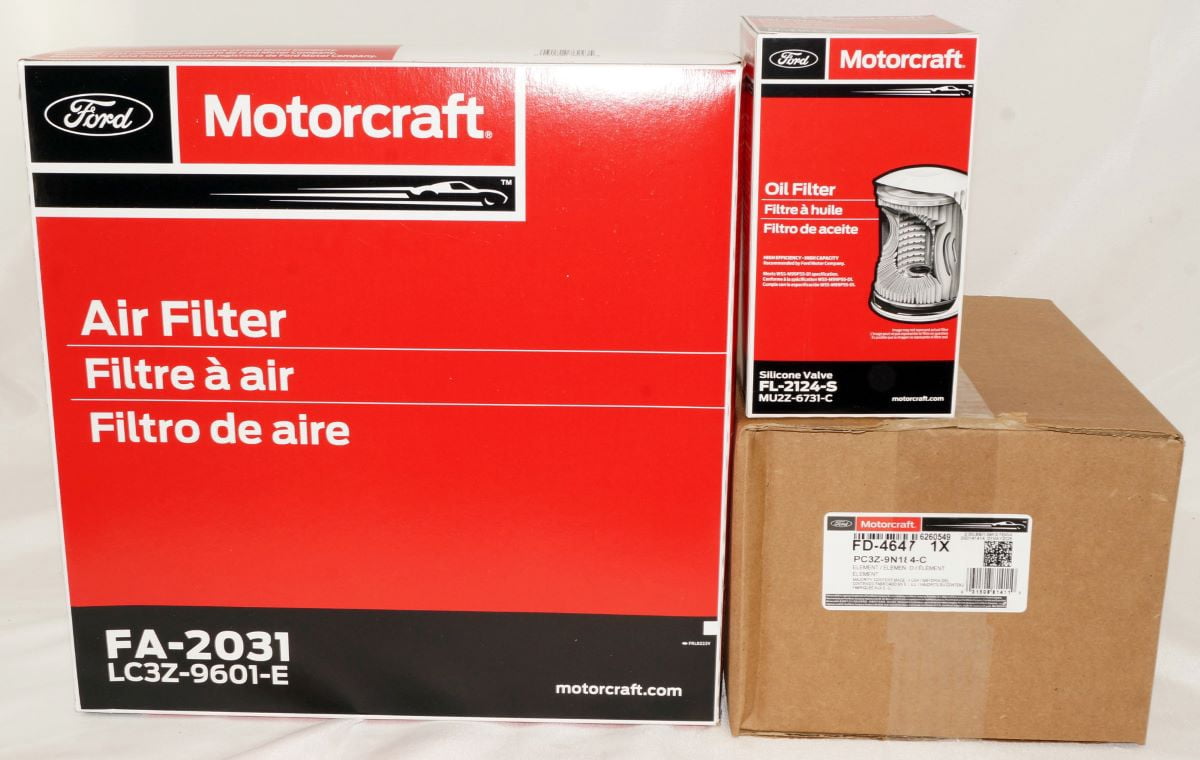 Motorcraft Diesel Air Fuel and Oil Filter Kit FA2031 FD4647 