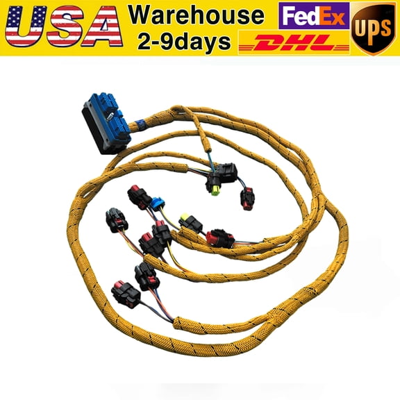 OEM New Engine Wire Harness 296-4617 for Caterpillar 320D 320D GC 323D L 321D LCR and 323D Series Excavators (12-Month Warranty)
