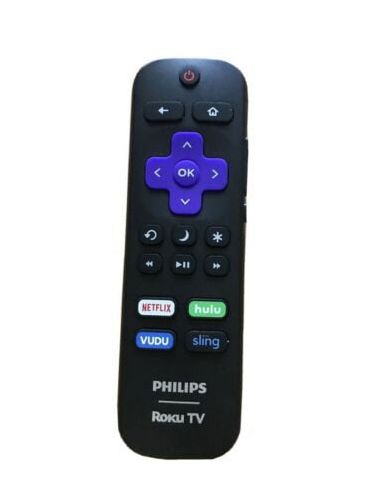 OEM Official Philips Roku TV Netflix Hulu Vudu Disney Remote Control