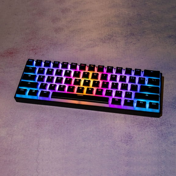 OEM PBT Pudding Keycaps Black and White - 104 Keys