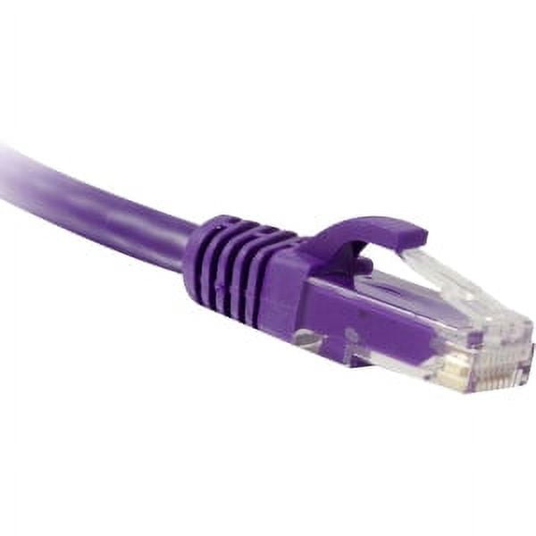 OEM PN C5E-PR-3 3FT CAT5 PURPLE 350MHZ W/BOOTS