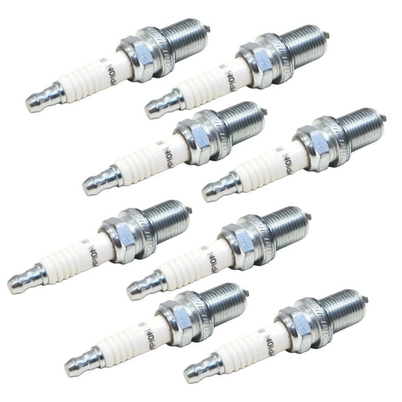 OEM (Pack of 8) Champion Spark Plugs for NGK BCPR6ES, CS6 S100, CS6S100, ZFR5F Motor