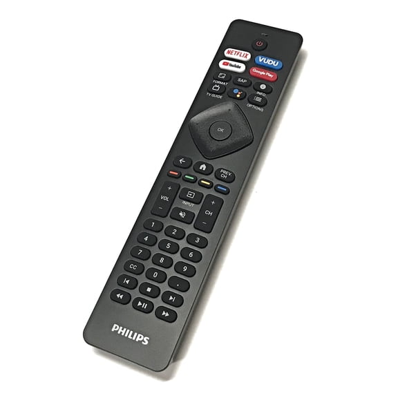 OEM Philips Remote Control Originally Shipped With 43PFL5766, 43PFL5766/F6, 43PFL5766/F7, 50PFL5766