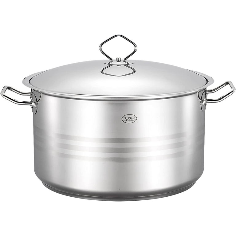 Cooks Standard 18/10 Stainless Steel Stockpot 8-Quart, Classic Deep Cooking  Pot Canning Cookware with Stainless Steel Lid, Silver