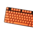 thumbnail image 1 of OEM Profile Translucent Mixable Keycaps - Orange, 1 of 2