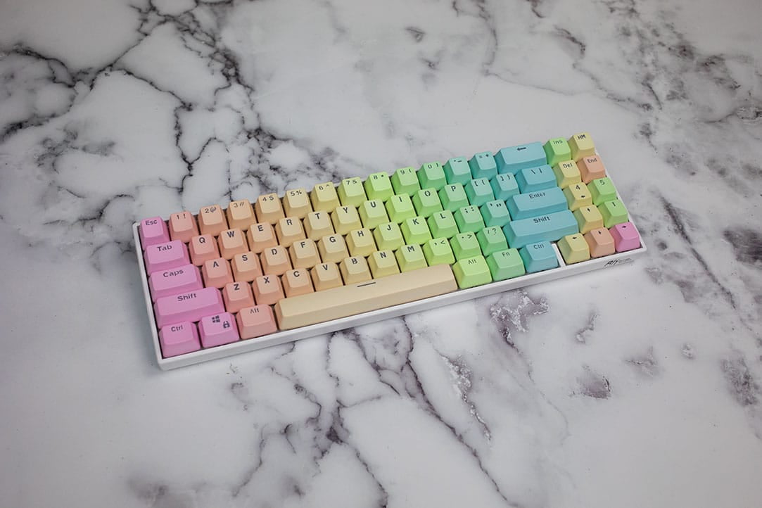 OEM Rainbow Gradient Keycaps (104-key set)