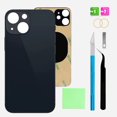 thumbnail image 1 of OEM Rear Back Glass Replacement for iPhone 13 Mini 5.4 inches (Black) with Reparing Toolkit, 1 of 7