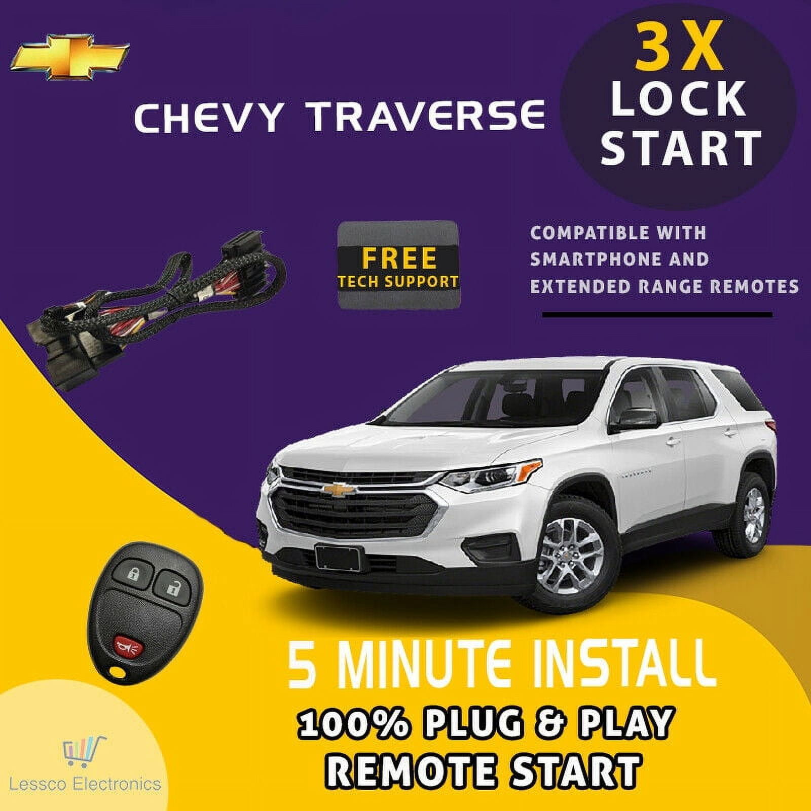 Factory remote start for deals chevy traverse