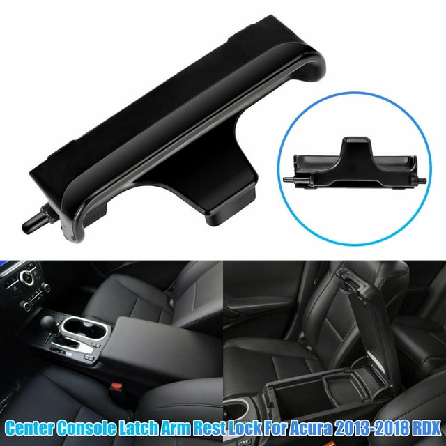 OEM Replace Center Console Lid Latch Armrest Lock Black For Acura RDX