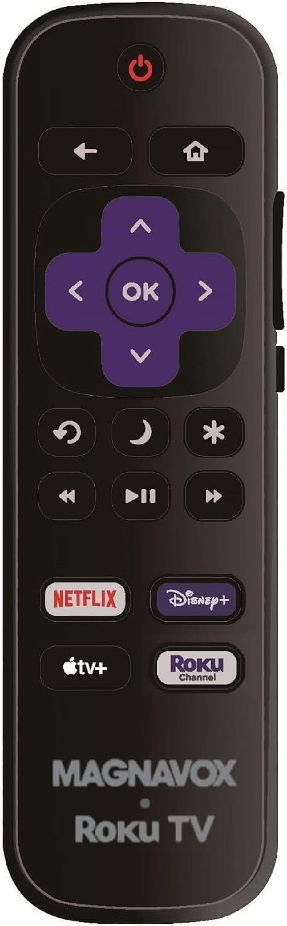 ULTRA PARTS Remote Control for Magnavox Roku Smart TV - Thumbnail 2