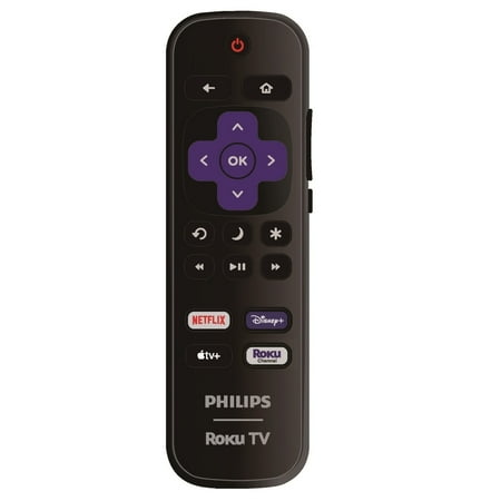 OEM Replacement Remote Control Compatible with All Philips Roku TV Smart TVs?Only Works with Philips Roku TV, Not for Roku Stick and Roku Box? (Netflix/Disney Plus/Apple TV+ / Roku Channel)