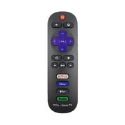 OEM Replacement Remote Control Compatible with All TCL Roku Smart TVs【Only Works with TCL Roku TV, Not for Roku Stick and Roku Box】(Netflix/Disney Plus/Apple TV
