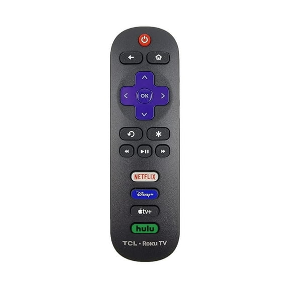 OEM Replacement Remote Control Compatible with All TCL Roku Smart TVs【Only Works with TCL Roku TV, Not for Roku Stick and Roku Box】(Netflix/Disney Plus/Apple TV+ / Hulu)