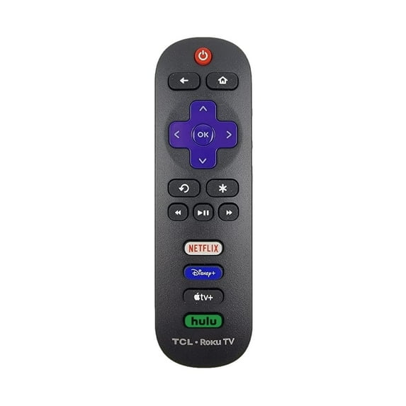 OEM Replacement Remote Control Compatible with All TCL Roku Smart TVs【Only Works with TCL Roku TV, Not for Roku Stick and Roku Box】(Netflix/Disney Plus/Apple TV+ / Hulu)