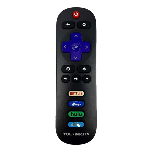 OEM Replacement Remote Control Compatible with All TCL Roku Smart TVs【Only Works with TCL Roku TV, Not for Roku Stick and Roku Box】(Netflix/Disney Plus/Hulu/Sling)