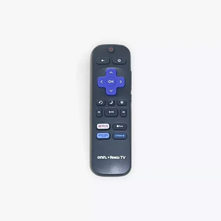OEM Replacement Remote Control fits for all ONN. Roku TV Smart 4K Ultra HDTV with 4 Shortcut APP Keys - Netflix, Prime video, Apple TV+, and CRAVE buttons
