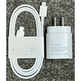 Samsung 25W USB-C Super Fast Wall Charger with Detachable Cable, White ...