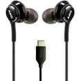 thumbnail image 1 of Freedomtech Earbuds Earphones Wired Compatible with Galaxy Note 10 Type-C with Mic and Remote Control (Black), 1 of 14