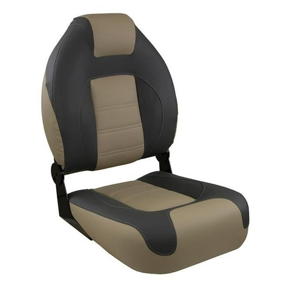 OEM Series Folding Seat, Charcoal & Tan