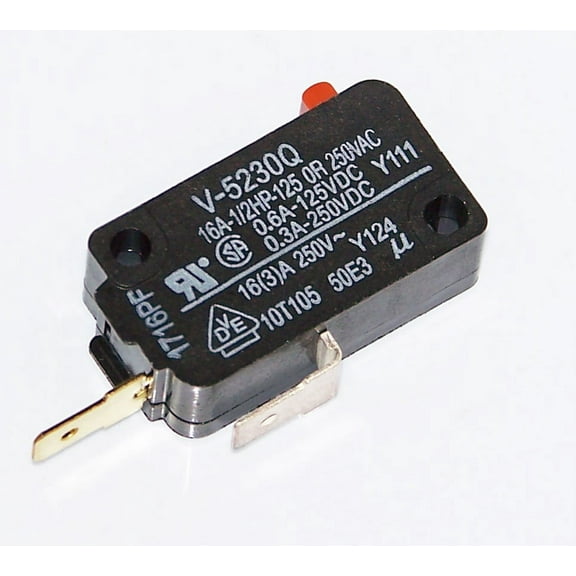 OEM Sharp Microwave Door Interlock Switch Originally Shipped With KB6524PS, R1881LSY, KB6525PS, SMD3070ASY