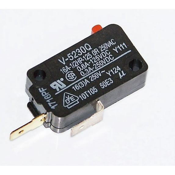 OEM Sharp Microwave Door Interlock Switch Originally Shipped With R-310FK, R310FK, R-415EW, R415EW