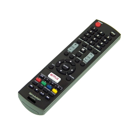 OEM Sharp Remote Control Originally Shipped With LC40LE653U, LC-40LE653U, LC43LE653, LC-43LE653, LC43LE653U, LC-43LE653U