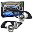 thumbnail image 1 of OEM-Spec Clear Lens Fog Light Kit w/Chrome Trim Fog Bezel Covers, On/Off Switch Relay Wiring Harness, For Mercedes-Benz 2008-2010 W204 C-Class(Not For AMG), 1 of 8