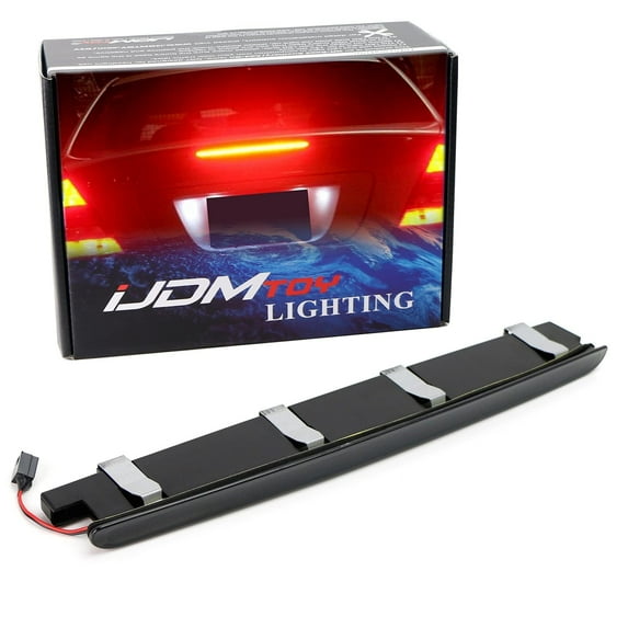 OEM-Spec Smoked Lens Full LED Trunk Lid Third Brake Light Bar Assembly For 2000-2007 Mercedes-Benz W203 C-Class Sedan
