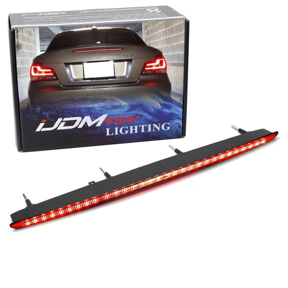 OEM-Spec Smoked Lens Full LED Trunk Lid Third Brake Light Bar Assembly For 2008-2013 BMW E82 E88 1 Series Coupe/Convertible