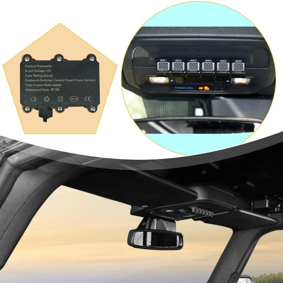 OEM Auxiliary Switch Bank Kit for Bronco and Super Duty Vehicles 2022-2025