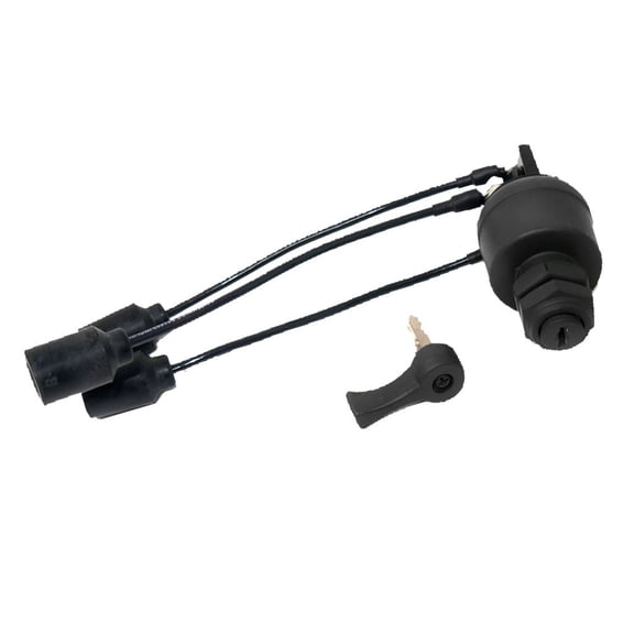OEM Style Keyed Ignition Switch Fits All Military Vehicles Including Compatible with Humvee, BLACK