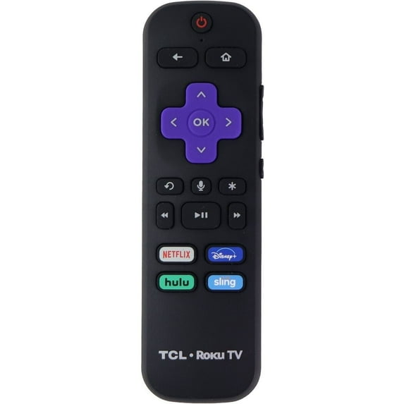 OEM TCL Roku RC-AL5 TV Remote Control With Netflix/Hulu/Disney/Sling Buttons fit for 28S305 28S3750 32S325 32FS3700 32FS4610R 32S301 32S321 32S305 32S3700 32S3750 32S3800 32S3850 32S3850A 32S3850B