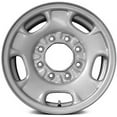 thumbnail image 1 of OEM Take-Off Steel Wheel Rim 16 inch Fits 02-03 Chevy Avalanche 8 Lug Silver, 1 of 5