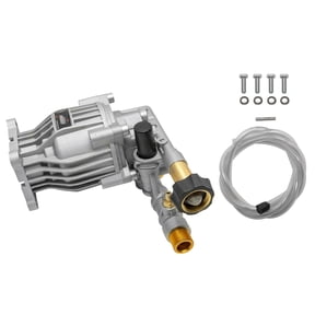 OEM Technologies 3300 PSI 2.4 GPM Replacement Pressure Washer Pump Kit, Horizontal Axial Cam Replacement Pump for Gas Pressure Washer, 3/4" Shaft, Includes Hardware and Siphon Tube (90028) CA3