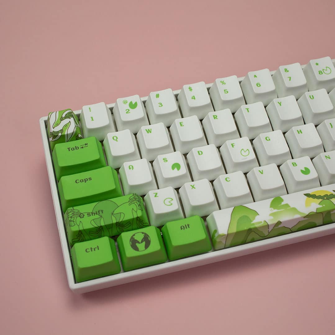 OEM Through The Meadow - Dye Sublimated PBT Keycaps (104 keycap set)