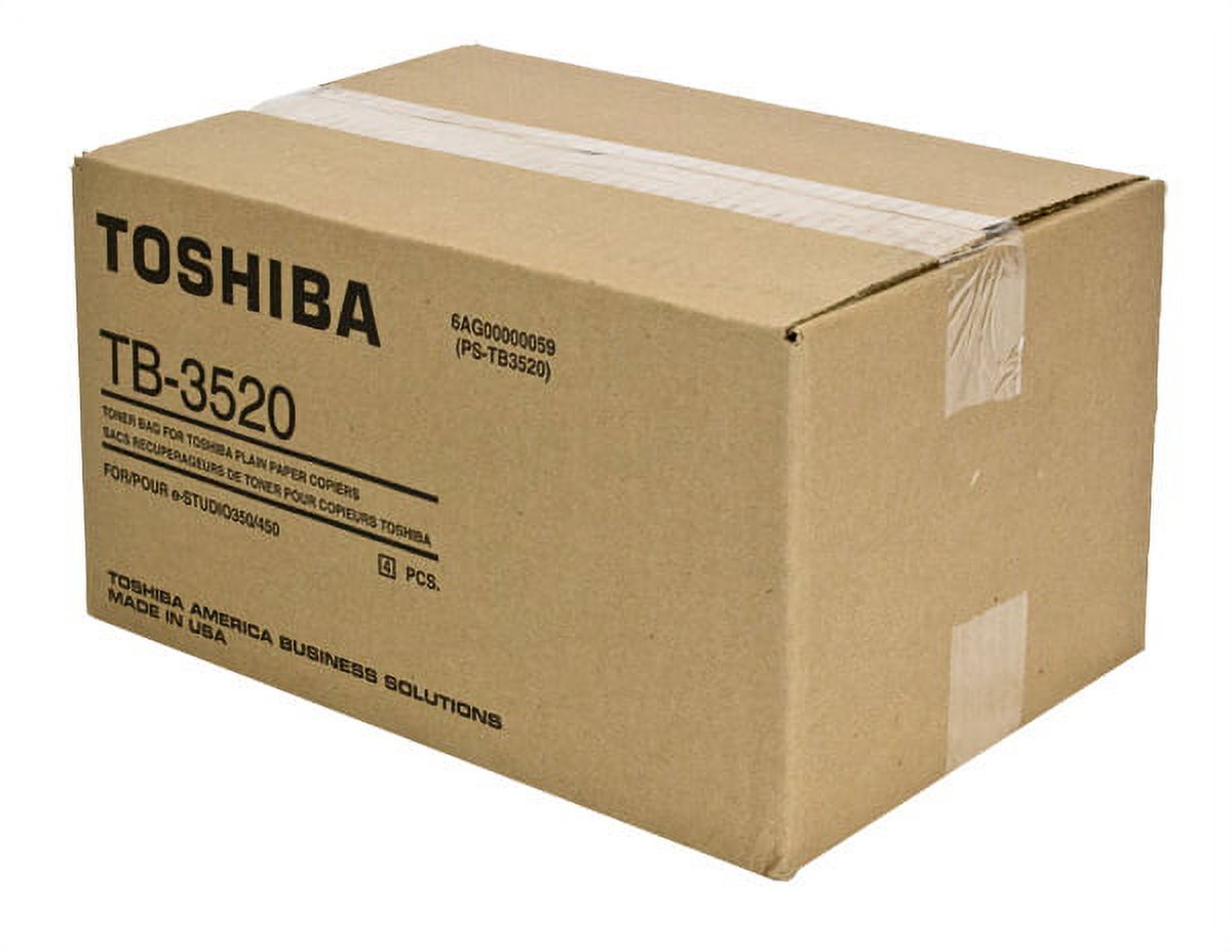 OEM Toshiba TB-3520 (TB3520) WASTE Toner CONTAINER , 21K YIELD, 4/CASE - image 1 of 1