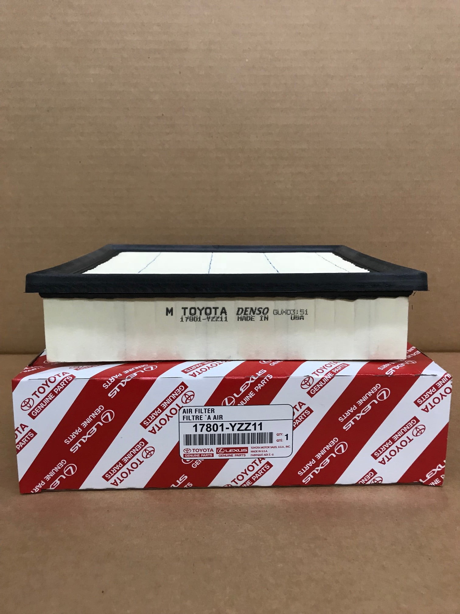 OEM Toyota Air Filter 17801-YZZ11 - Walmart.com
