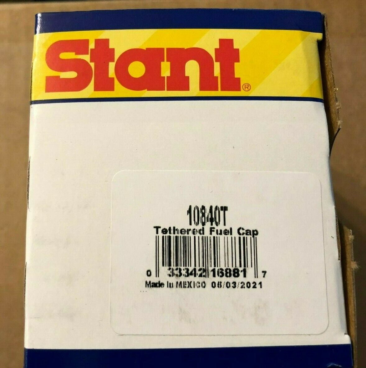 Stant OE Equivalent Vacuum Only Fuel Cap 10841 | O'Reilly Auto Parts