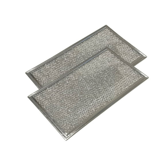 OEM Whirlpool Microwave Grease Filter - Two Pack Originally Shipped With WMH73521CH3, WMH73521CS0, WMH73521CS1