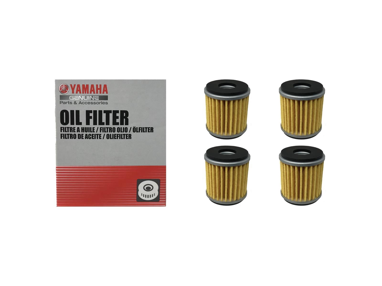 OEM Yamaha Oil Filter 5D3-13440-09 4 PACK