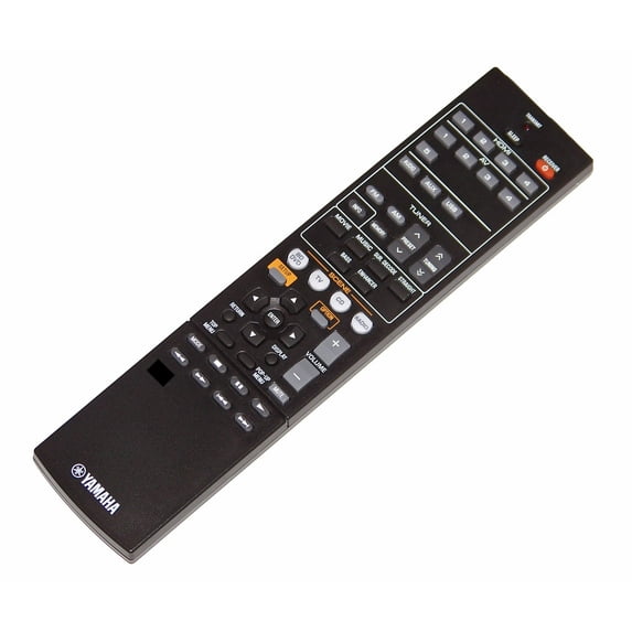 OEM Yamaha Remote Control Originally Shipped With: RXV377, RX-V377, RXV377BL, RX-V377BL, YHT4910U, YHT-4910U