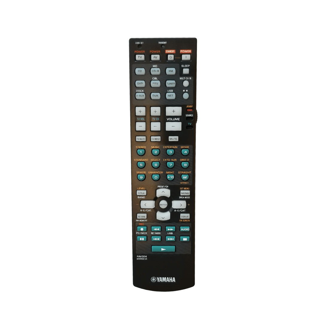 OEM Yamaha Remote Control WG646500, RAV324 for Receivers RXN600, RXN600BL, HTR-N5060
