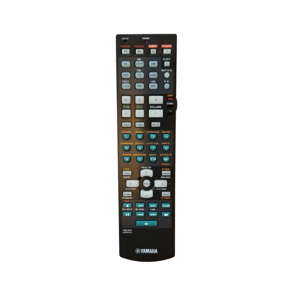 OEM Yamaha Remote Control WG646500, RAV324 for Receivers RXN600, RXN600BL, HTR-N5060
