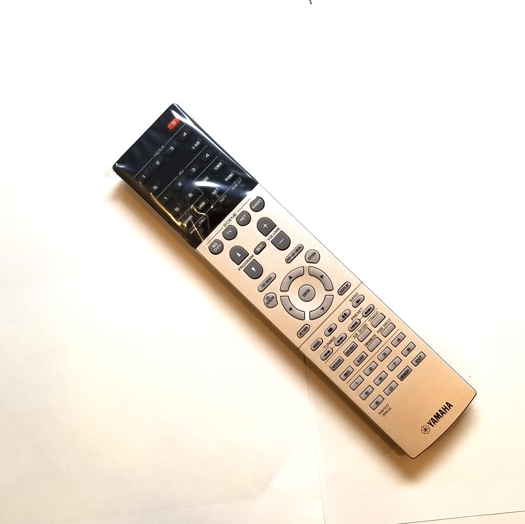 OEM Yamaha Remote Control ZP601200 Originally Shipped With: RAV537, RAV-537, RXA760, RX-A760