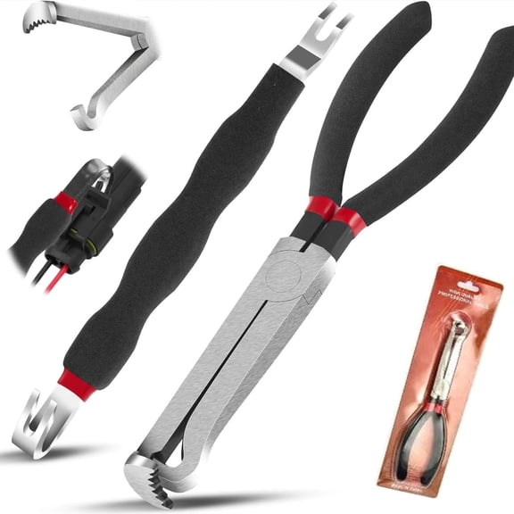 OEMASSIVE 2PCS Automotive Electrical Disconnect Pliers Connector Separator Removal Tool Kit