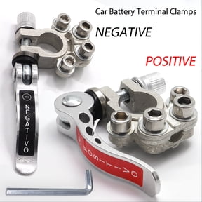 OEMASSIVE 2Pcs Car Battery Terminal Connectors Clamp Quick Release Adjust Disconnect Tool