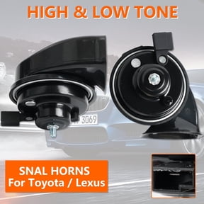 OEMASSIVE 2Pcs Snail Horn 110db Loud Dual Tone For Honda Civic Stream City HR-V Odyssey