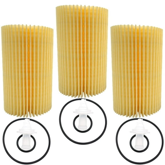 OEMASSIVE 3x Car Engine Oil Filter For Toyota Land Cruiser Sequoia Tundra 4.6L 5.7L