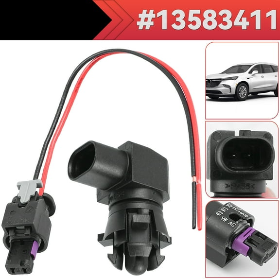 OEMASSIVE Ambient Air Temperature Sensor Plug Pigtail 13583411 for BUICK CADILLAC GMC New