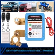 OEMASSIVE Car Remote Battery Disconnect Switch Battery Kill Switch 12V 250A for Auto RV ATV